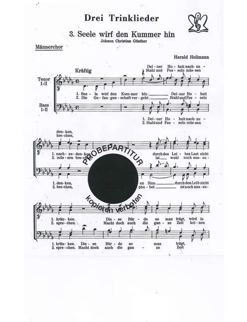 Seele wirf den Kummer hin